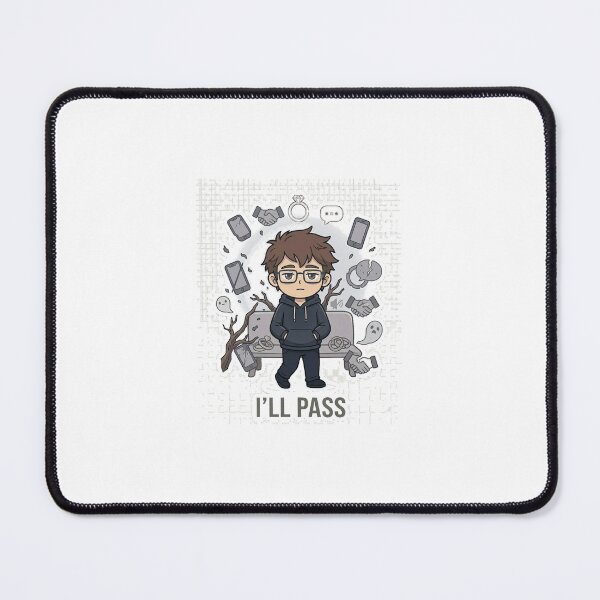 Item preview, I'll Pass designed and sold by IntrovertEngineer11.
