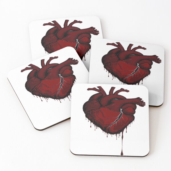 Item preview, Bleeding Anatomical Heart Dark Gothic Art designed and sold by fireBay2.