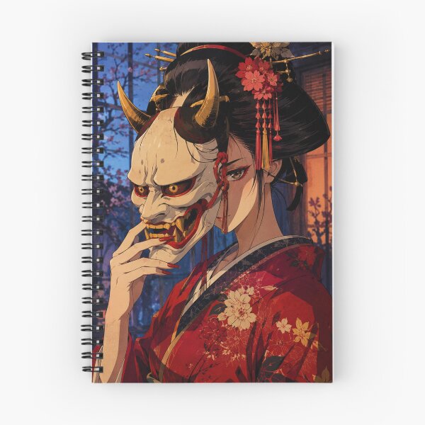 Item preview,  90s Anime Girl Hannya Mask designed and sold by bapupa.