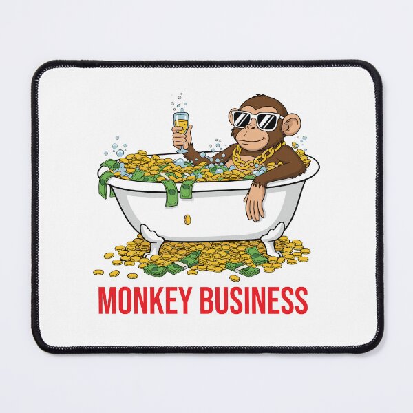 Item preview, Rich monkey celebrating his wealth. designed and sold by GEEZER.