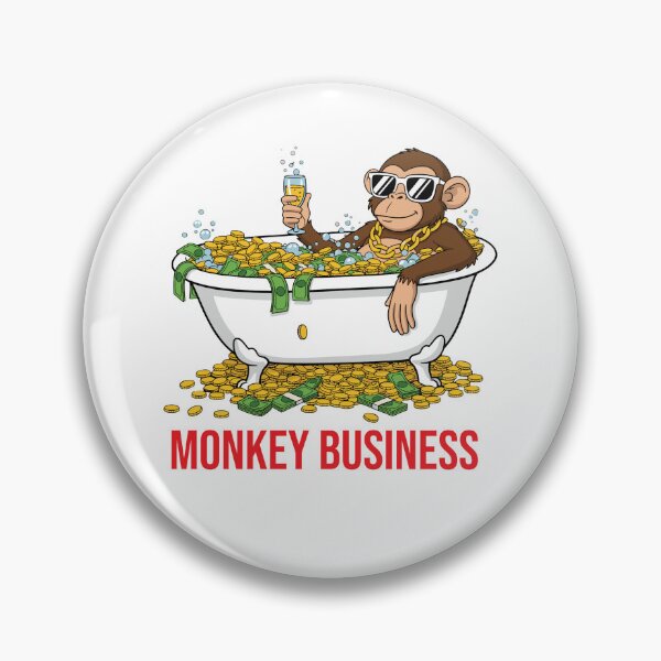 Item preview, Rich monkey celebrating his wealth. designed and sold by Geezer.