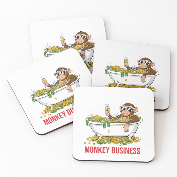 Item preview, Rich monkey celebrating his wealth. designed and sold by GEEZER.