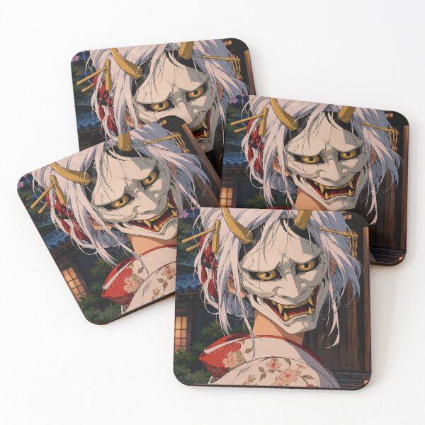 Item preview, Vintage Anime White Hair Hannya Girl designed and sold by bapupa.