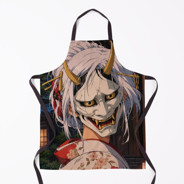 Item preview, Vintage Anime White Hair Hannya Girl designed and sold by bapupa.