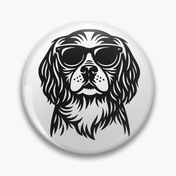 Item preview, Cool Spaniel with Black Sunglasses Art - Cute Dog Illustration designed and sold by myforestfog.