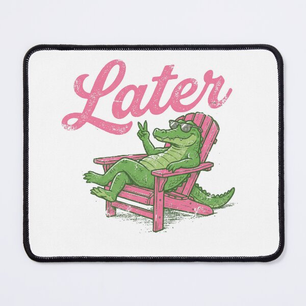 Item preview, Retro Beach Alligator Later Gator Summer Vibe designed and sold by AdyKurniawan.