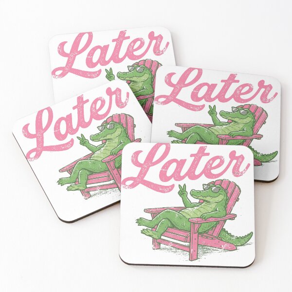 Item preview, Retro Beach Alligator Later Gator Summer Vibe designed and sold by AdyKurniawan.