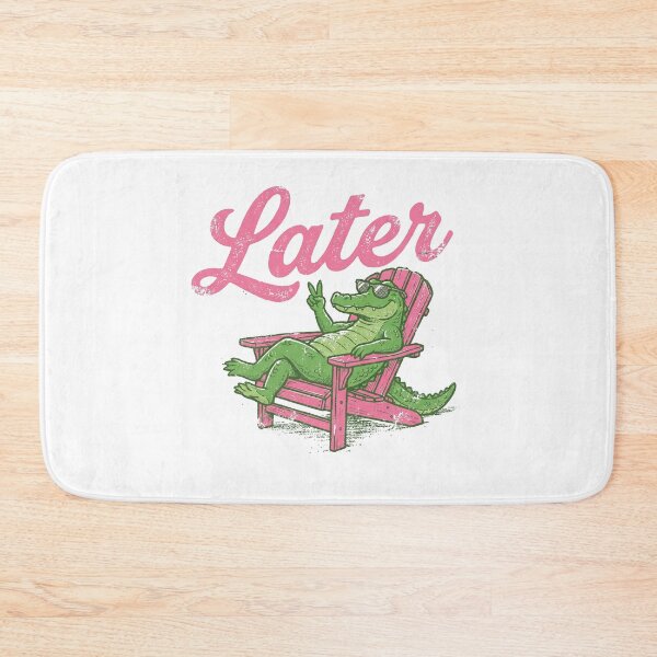 Item preview, Retro Beach Alligator Later Gator Summer Vibe designed and sold by AdyKurniawan.