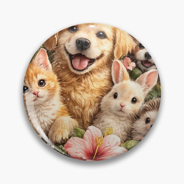 Item preview, Cute Animal Friends PNG Sticker Design designed and sold by Ishratparween11.