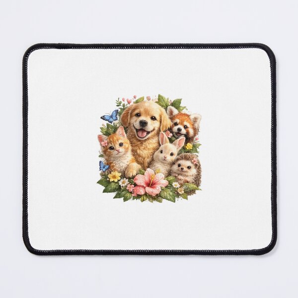Item preview, Cute Animal Friends PNG Sticker Design designed and sold by Ishratparween11.
