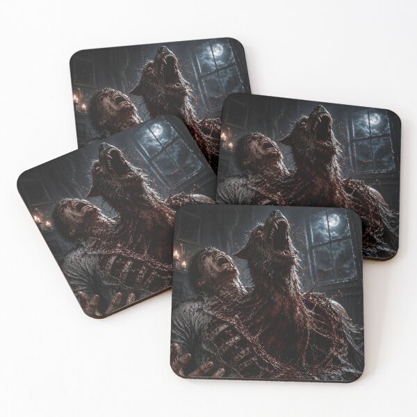 Item preview, Werewolf Ripping Shirt – Savage Chest Burster Horror Design designed and sold by The Confluence.