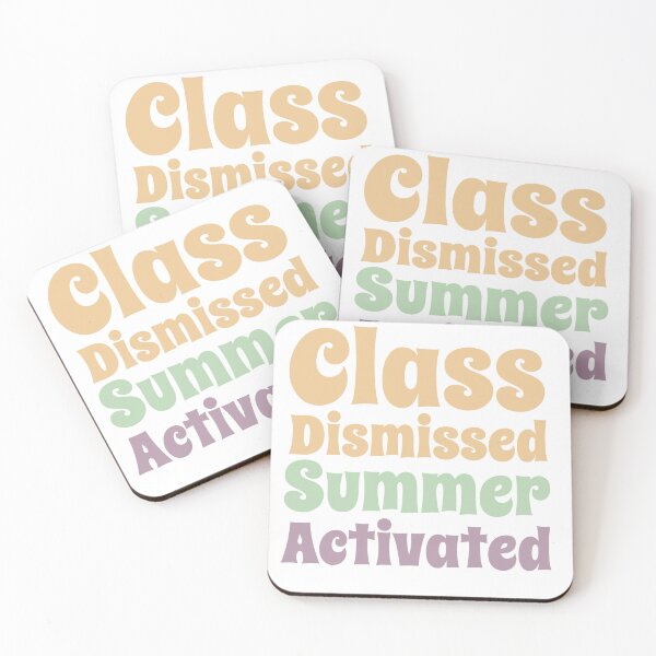 Item preview, Class Dismissed Summer Activated | Funny Teacher Summer Break Design  designed and sold by GaMaDesing.