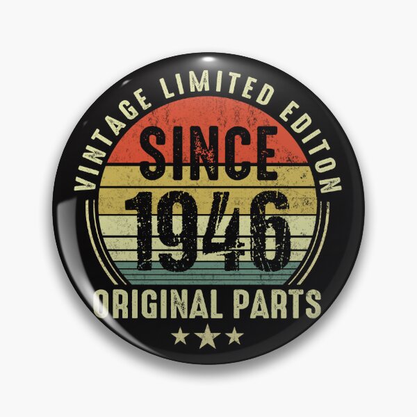 Item preview,  Vintage 1946, 80th Birthday Gift Distressed Design designed and sold by FernaRoje.
