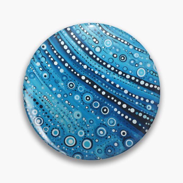 Item preview, Aboriginal Inspired Dot Art -  Ocean Bubble Streams designed and sold by GrinGalore.