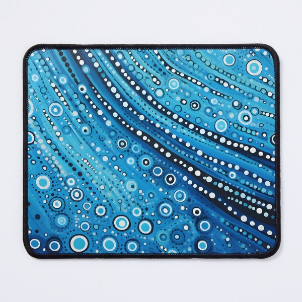 Item preview, Aboriginal Inspired Dot Art -  Ocean Bubble Streams designed and sold by GrinGalore.
