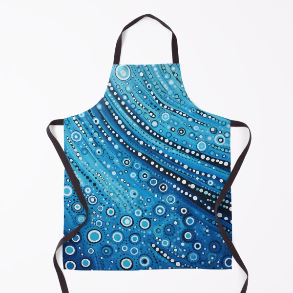 Item preview, Aboriginal Inspired Dot Art - Ocean Bubble Streams designed and sold by GrinGalore.