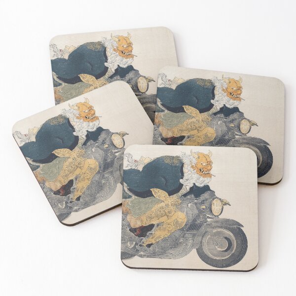 Item preview, Yokai Riding a Motorcycle designed and sold by lautir.