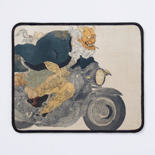 Item preview, Yokai Riding a Motorcycle designed and sold by lautir.