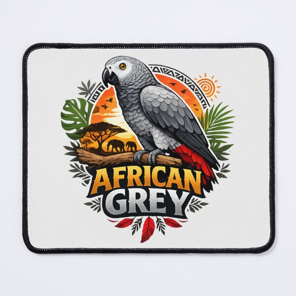 Item preview, African Grey Parrot - Safari Sunset Wildlife designed and sold by SidTastic .