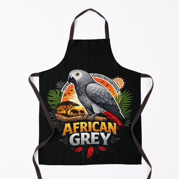 Item preview, African Grey Parrot - Safari Sunset Wildlife designed and sold by SidTastic .