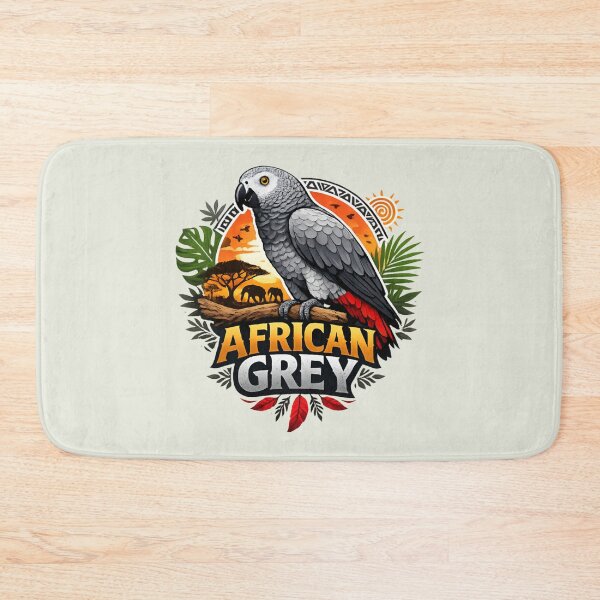 Item preview, African Grey Parrot - Safari Sunset Wildlife designed and sold by SidTastic .
