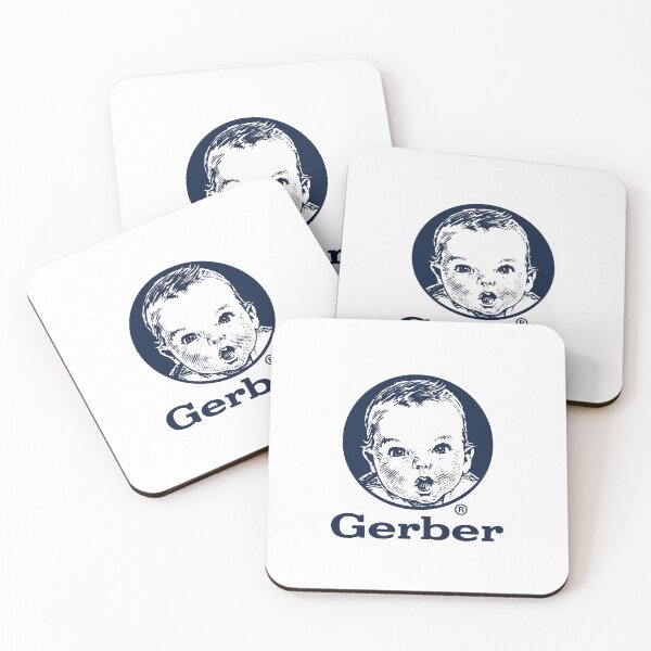 Item preview, Gerber Baby Food Classic Blue Portrait Logo designed and sold by Madelene É 	 Monjeau.