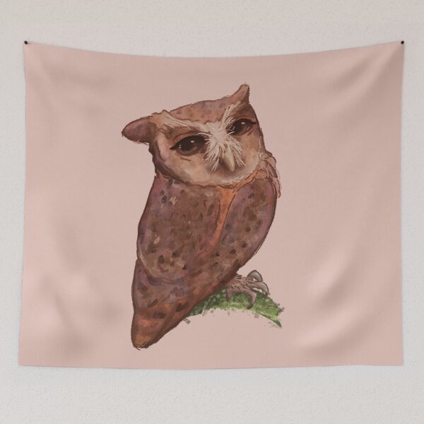 Item preview, Scops Owl Art designed and sold by pealypi.
