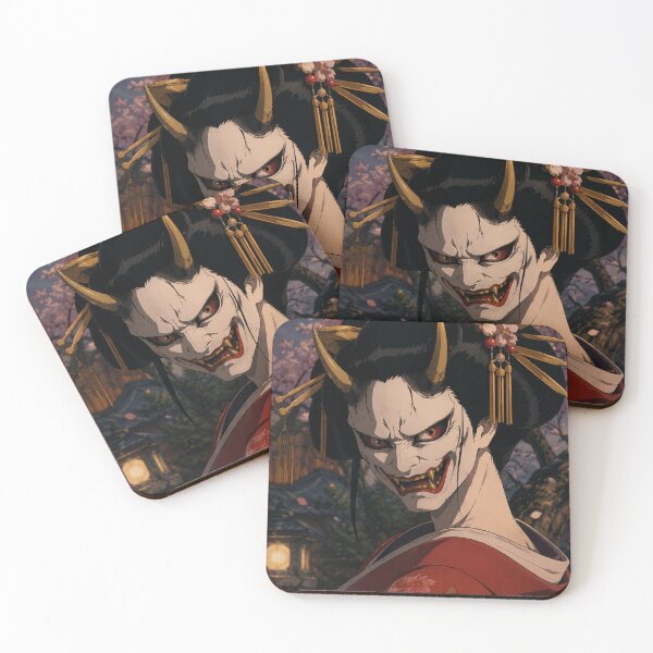Item preview, Retro Anime Hannya Demon Girl Sunset designed and sold by bapupa.