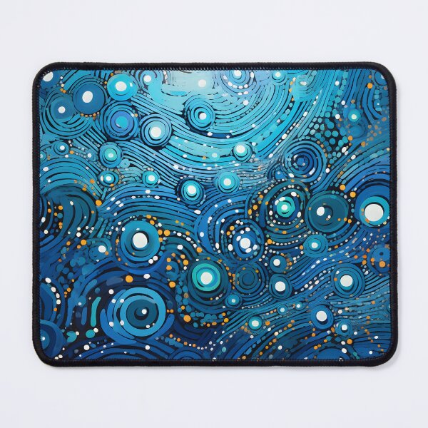 Item preview, Aboriginal Inspired Dot Art - Ocean Bubbles Surface designed and sold by GrinGalore.