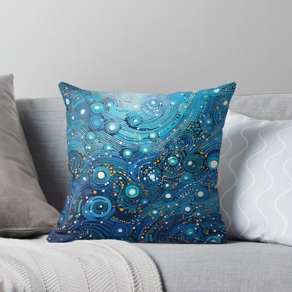 Item preview, Aboriginal Inspired Dot Art -  Ocean Bubbles Surface designed and sold by GrinGalore.