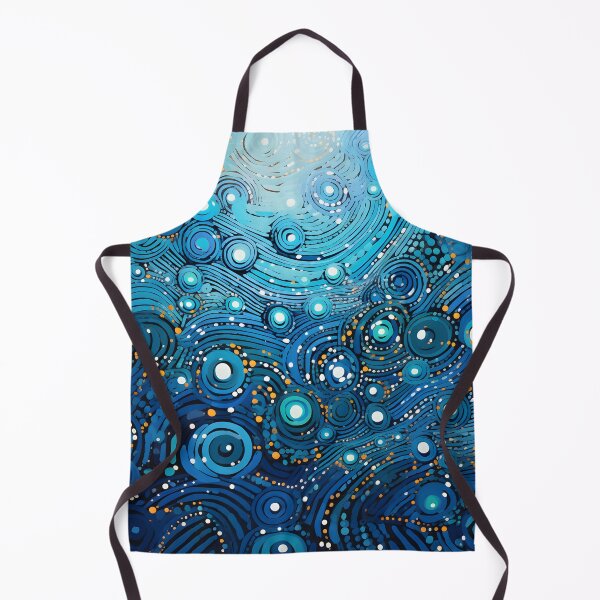 Item preview, Aboriginal Inspired Dot Art - Ocean Bubbles Surface designed and sold by GrinGalore.