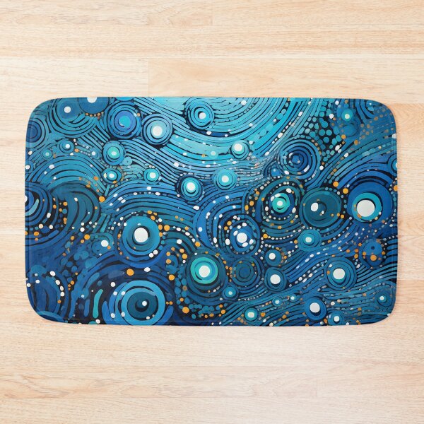 Item preview, Aboriginal Inspired Dot Art -  Ocean Bubbles Surface designed and sold by GrinGalore.