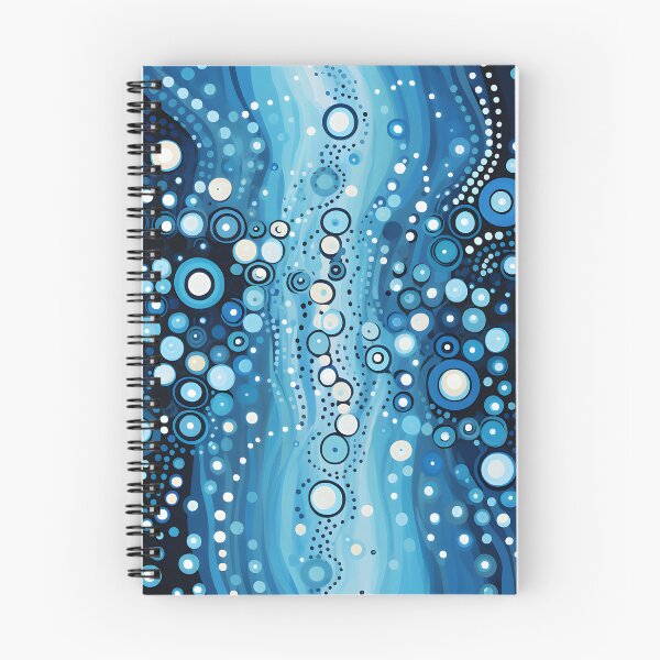 Item preview, Aboriginal Inspired Dot Art - Ocean Bubble Flow designed and sold by GrinGalore.