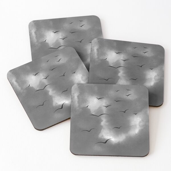 Item preview, Flying Birds Abstract designed and sold by Desikhanna123.