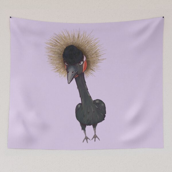 Item preview, Crowned Crane Art designed and sold by pealypi.