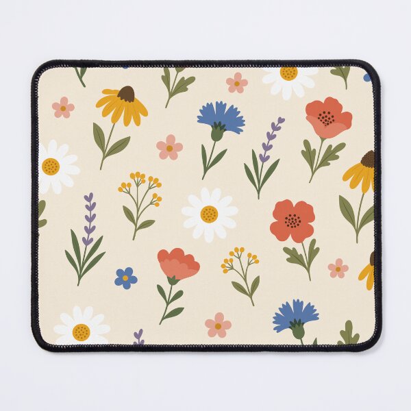Item preview, Cute Flat Wildflower Seamless Pattern Colorful Botanical Vector Graphic designed and sold by DiNata.