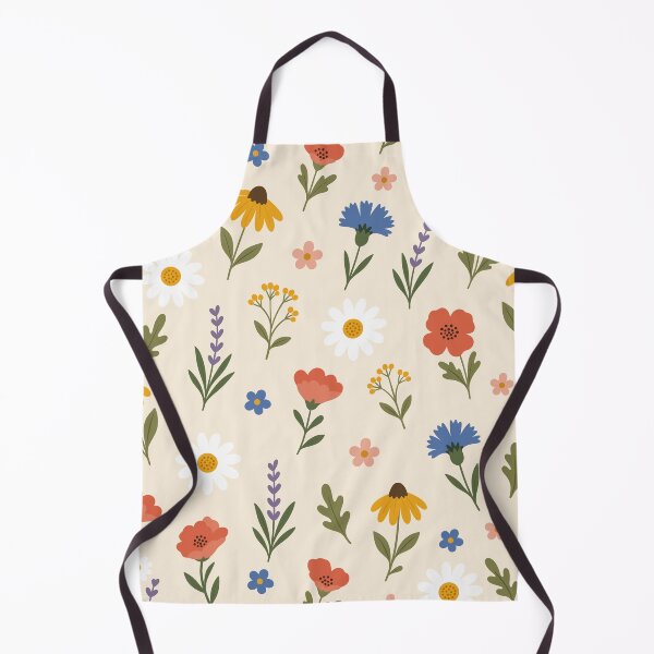 Item preview, Cute Flat Wildflower Seamless Pattern Colorful Botanical Vector Graphic designed and sold by DiNata.