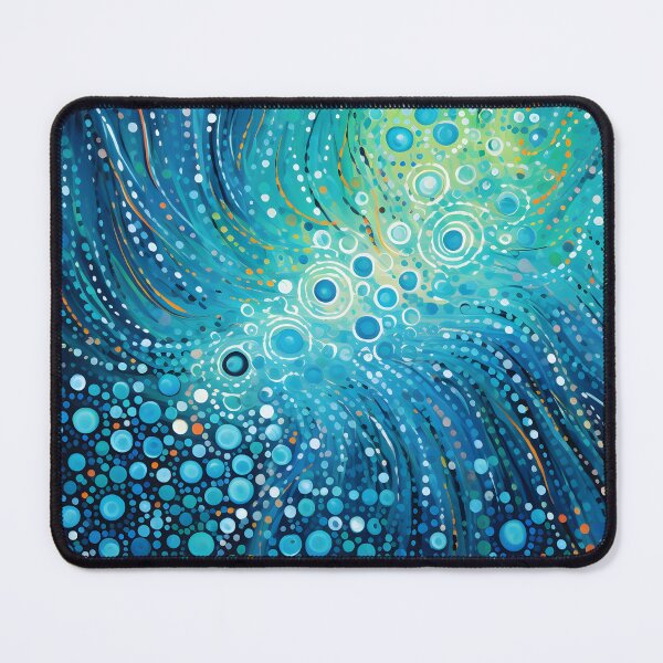 Item preview, Aboriginal Inspired Dot Art - Summer Ocean Surface designed and sold by GrinGalore.