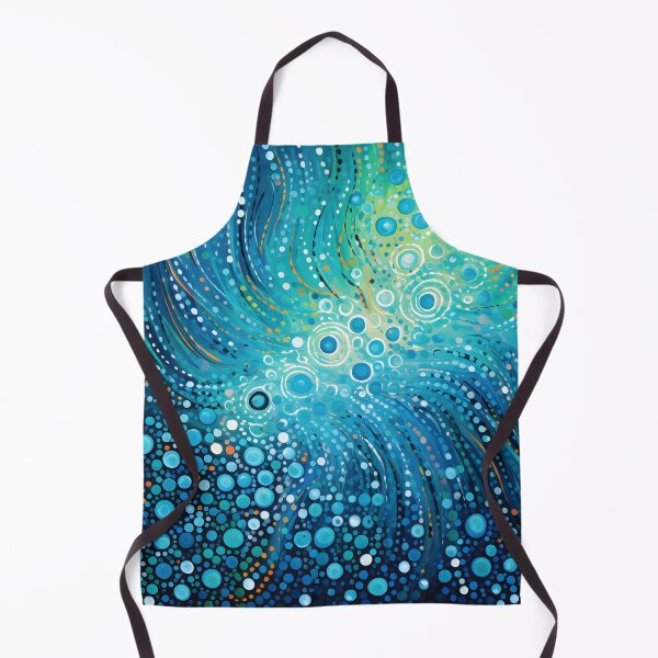 Item preview, Aboriginal Inspired Dot Art - Summer Ocean Surface designed and sold by GrinGalore.