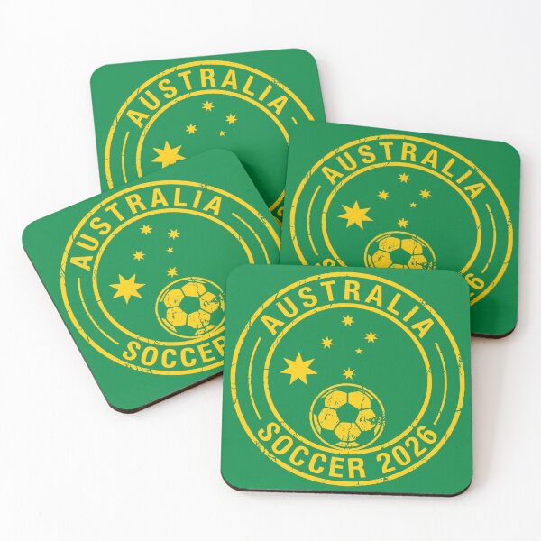 Item preview, Vintage Australia Soccer 2026 Stars Fan Badge designed and sold by Imaginationbeyond.