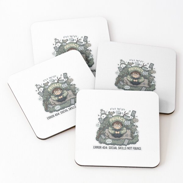 Item preview, Error 404 Social Skills Not Found designed and sold by IntrovertEngineer11.
