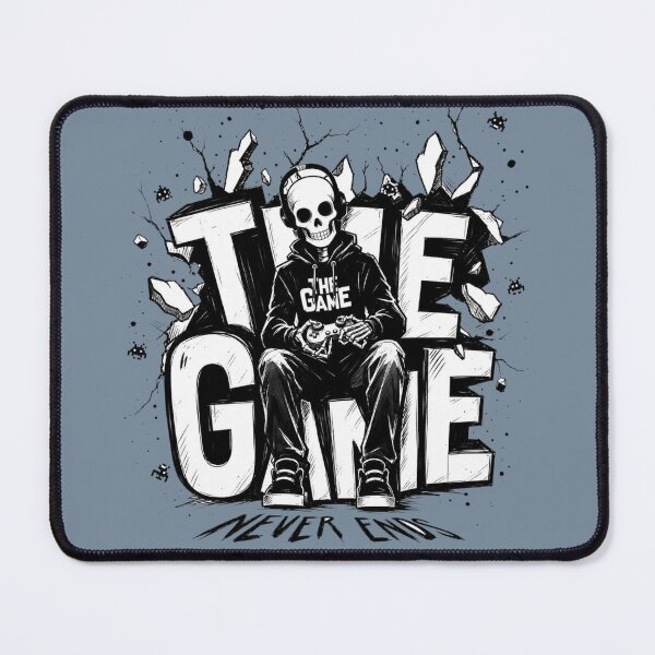 Item preview, Copy of Copy of The Game Never ends, Funny gaming quotes designed and sold by Jesus Alberto Padrón.