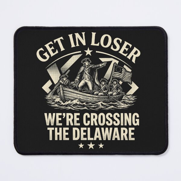 Item preview, Funny Historical Crossing The Delaware Meme Parody designed and sold by AdyKurniawan.