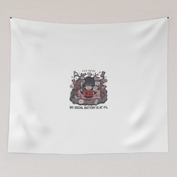 Item preview, social life designed and sold by IntrovertEngineer11.
