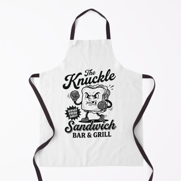 Item preview, Retro Cartoon Knuckle Sandwich Foodie Boxing Design designed and sold by AdyKurniawan.