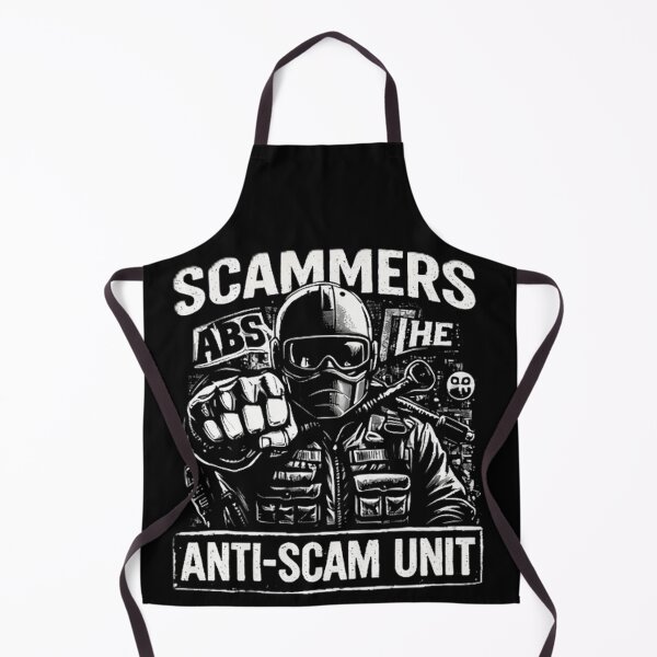 Item preview, ANTI-SCAM UNIT Scammers Warning Cyber Security Vintage Graphic designed and sold by NeO² Studio.