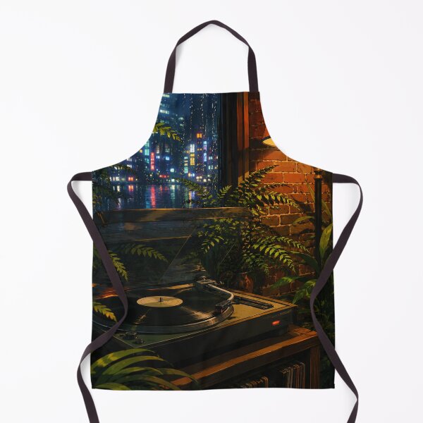Item preview, Vinyl Rain Echo - Chill Lofi Aesthetic Art designed and sold by bapupa.