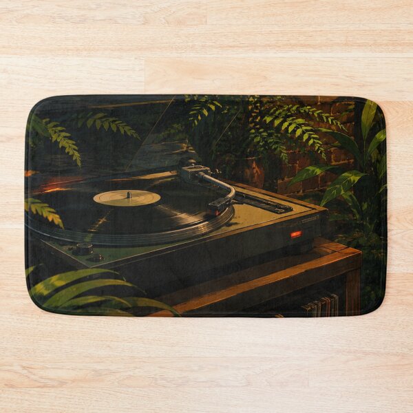 Item preview, Vinyl Rain Echo - Chill Lofi Aesthetic Art designed and sold by bapupa.