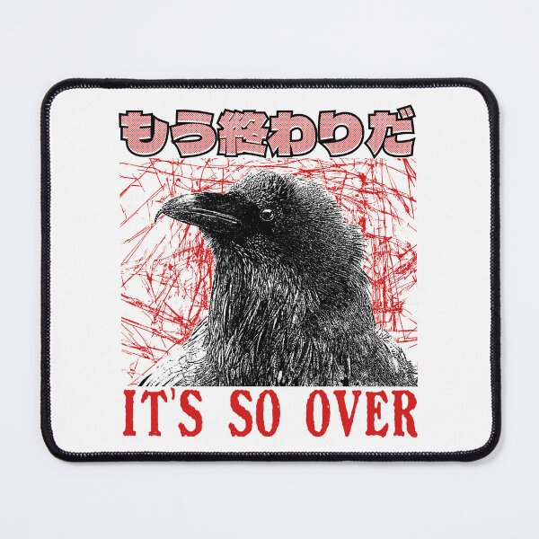 Item preview, It's So Over Crow designed and sold by VintageMedatsu.