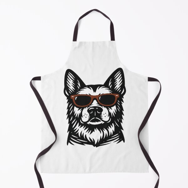 Item preview, Cool German Shepherd with Brown Sunglasses Art - Cute Dog Illustration designed and sold by myforestfog.